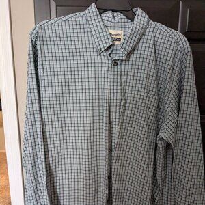Men's Wrangler Riata Casual Button Up XL